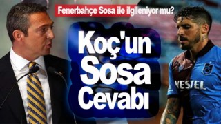 Fenerbahçe Sosa ile ilgileniyor mu? Ali Koç açıkladı!