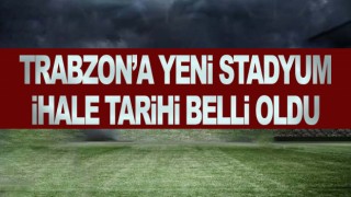 Trabzon'da bir İlçe stadyumuna kavuşuyor