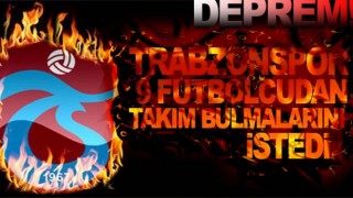 Trabzonspor 9 oyuncuyla yolları ayırıyor