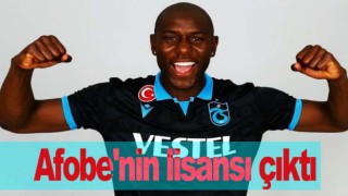 Benik Afobe'nin lisansı çıktı.