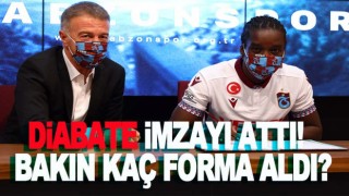 Trabzonspor'un yeni transferi Diabate imzayı attı!