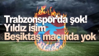 Trabzonspor''un Yıldız futbolcusu sakatlıık şoku!