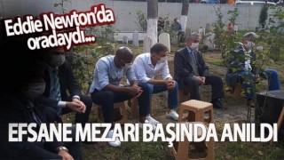 Eddie Newton Efsane'nin Kabrini Ziyaret Etti