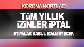 Sağlık Bakanlığı'ndan sağlıkçılara istifa yasağı