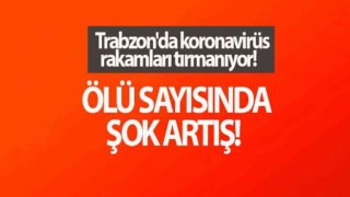 Trabzon'da koronavirüs vakaları şok artış