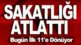 Trabzonspor'un yıldızı sakatlığı atlattı