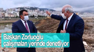 Başkan Zorluoğlu çalışmaları yerinde denetliyor