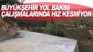 Trabzon Büyükşehir'den Yol Seferberliği