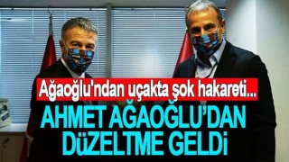 Ahmet Ağaoğlu, uçakta ki olayı açıkladı