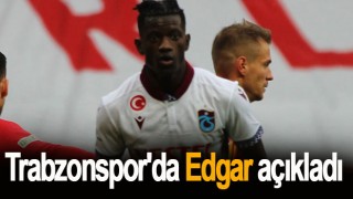 Trabzonspor'da Edgar maç sonu açıklaması
