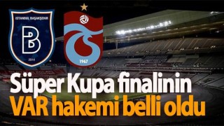 Süper Kupa maçının hakemi belli oldu