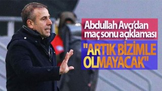 Trabzonspor Teknik Direktörü Abdullah Avcı'nın açıklamaları