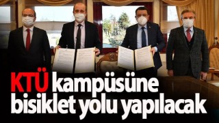 KTÜ kampüsüne bisiklet yolu yapılacak