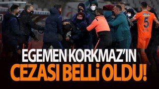 PFDK'dan Egemen Korkmaz'a Şok ceza!