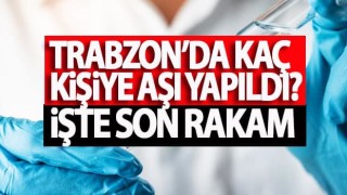 Trabzon'da kaç kişi aşılandı?