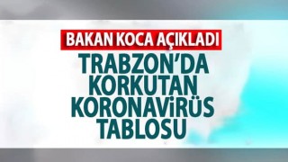 Bakan Koca açıkladı! Trabzon'da korkutan koronavirüs tablosu