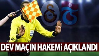 Galatasaray - Trabzonspor maçının hakemi belli oldu