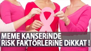 Meme Kanserinde Risk Faktörlerine Dikkat!