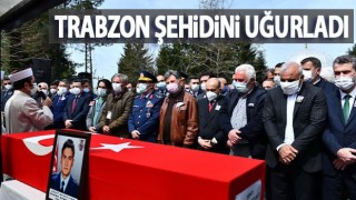 Trabzon Şehidini Uğurladı