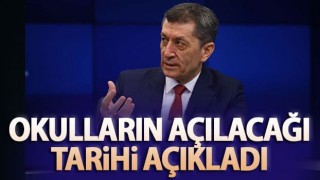 Milli Eğitim Bakanı Ziya Selçuk, okulların açılacağı tarihi açıkladı