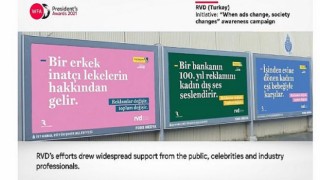 “Reklamlar Değişir, Toplum Değişir” Kampanyasına WFA Başkan Ödülü