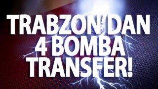 Trabzonspor için 4 bomba transfer gelişmesi!