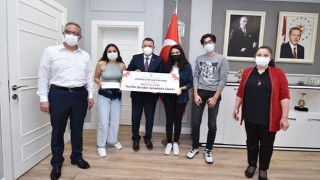 Çevreyi korudular, ödülleri aldılar!