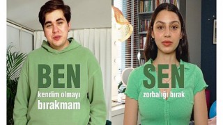 Gençler “Ben Kendim Olmayı Bırakmam Sen #ZorbalığıBırak ” diyor
