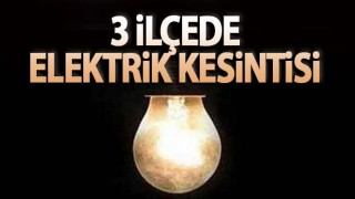 Trabzon'da 3 ilçede planlı elektrik kesintisi yaşanacak