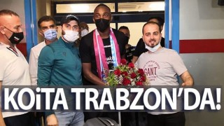 Trabzonspor'un yeni transferi Koita Trabzon'da