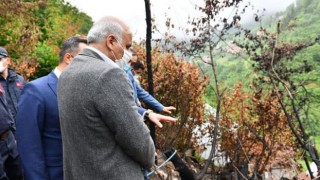 Zorluoğlu'ndan Yomra 'ya "Geçmiş olsun" ziyareti!