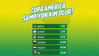 ’Copa America Şampiyonu Kim Olur’ bahsi iddaa’da
