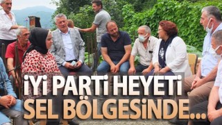 İYİ Parti Heyeti Rize Sel Bölgesinde...