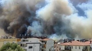 Manavgat'taki orman yangını yerleşim yerlerine doğru ilerliyor