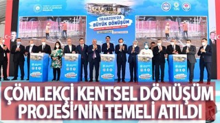 Trabzon'da Çömlekçi'de kentsel dönüşüm projesi temeli atıldı