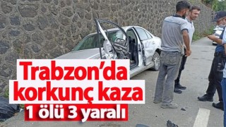 Trabzon'da çok feci kaza!