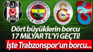 Trabzonspor'un borcu açıklandı! KAP'a bildirildi