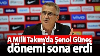 A Milli Takım’da Şenol Güneş dönemi sona erdi