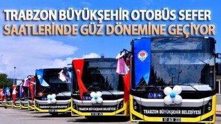 Trabzon'da otobüs sefer saatleri değişiyor