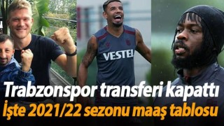 Trabzonspor'da yaz sezonu transferi kapattı