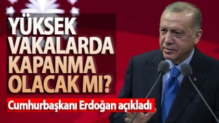 Cumhurbaşkanı Erdoğan'dan yüz yüze eğitim açıklaması