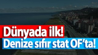 Dünyada ilk! Denize sıfır stat Of’ta!