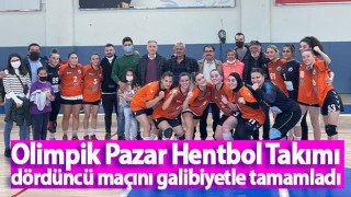 Olimpik Pazar Hentbol Takımı dördüncü maçını galibiyetle tamamladı