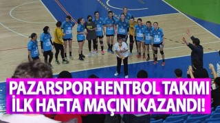 Pazarspor Hentbol Takımı İlk hafta maçını kazandı