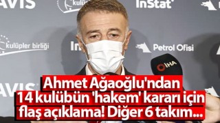 Başkan Ağaoğlu açıkladı! "6 maçlık anlaşma yaptık"