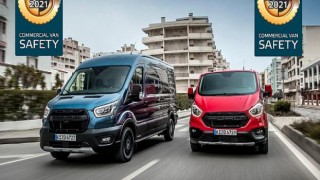 Ford Otosan tarafından Türkiye’de üretilen Transit Custom’a Euro NCAP’den ‘Altın’ ödül