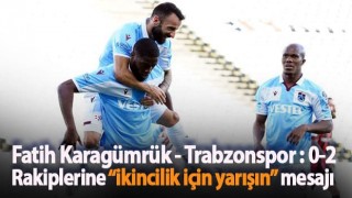 Fatih Karagümrük - Trabzonspor maç sonucu: 0-2