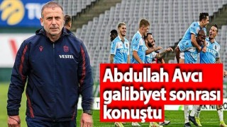 Trabzonspor'da Abdullah Avcı galibiyet sonrası konuştu
