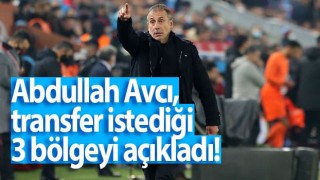 Abdullah Avcı, transfer istediği 3 bölgeyi açıkladı!