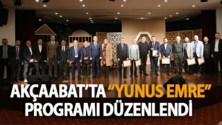 Akçaabat'ta Yunus Emre anıldı